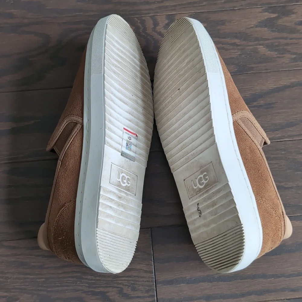 UGG Camel Slip On Sneakers Size 7 - Picture 9 of 11